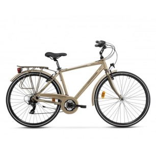 Lombardo Mirafiori 270 28" Uomo Trekking Brown Tan Matt ποδήλατο πόλης