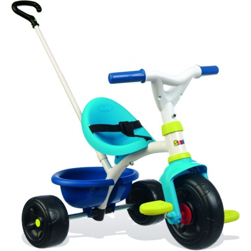 Smoby Τρίκυκλο Be Fun-Blue (740323) Τρίκυκλο ποδήλατο bebe με λαβή Δαλαβίκας bikes