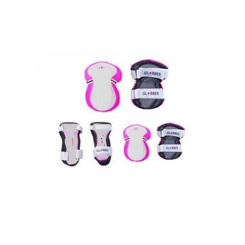 Globber σετ προστατευτικών αξεσουάρ XS pink (541-100) για ποδήλατο ή πατίνι