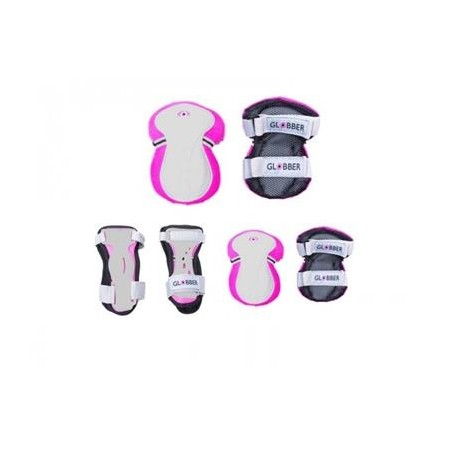 Globber σετ προστατευτικών αξεσουάρ XXS pink (540-100) για ποδήλατο ή πατίνι