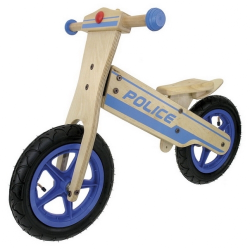 Police Ξύλινο παιδικό ποδήλατο ισορροπίας