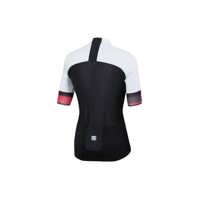 Μπλούζα με κοντό μανίκι Sportful STRIKE Jersey S/S - Black/White