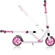 Globber NL 205 White-PinkΠατίνι- Scooter εφηβικό μέχρι 100 kg
