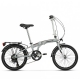 Lombardo Capri 20" Silver Lunar Black Matt Αναδιπλούμενο (σπαστό) Aλουμινίου ποδήλατο