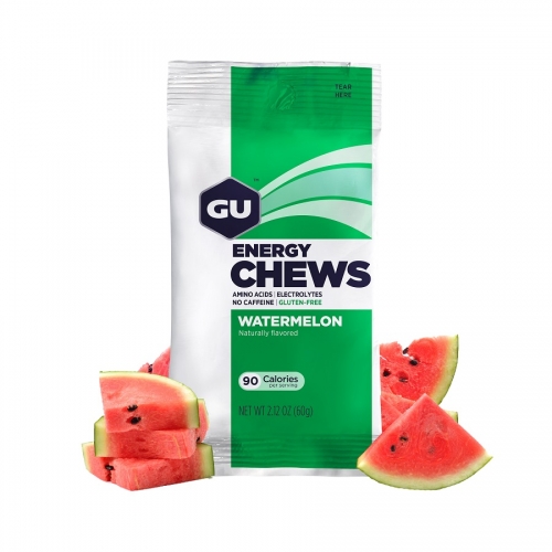 Gu Energy Chews Watermelon Μασώμενες καραμέλες ενέργειας