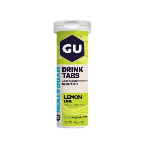 Gu Hydration Drink Tabs Lemon Lime Ταμπλέτες Ηλεκτρολυτών
