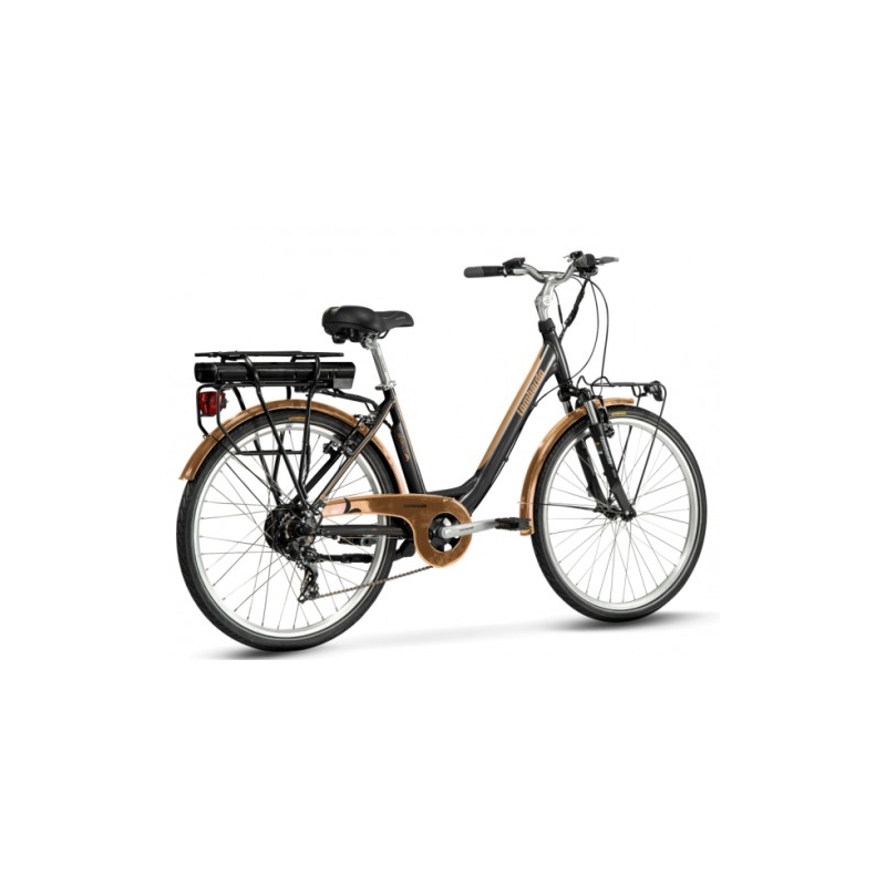 Lombardo Levanzo Sport E-Bike 26" Black/Copper Matt ηλεκτρικό ποδήλατο Dalavikas bikes