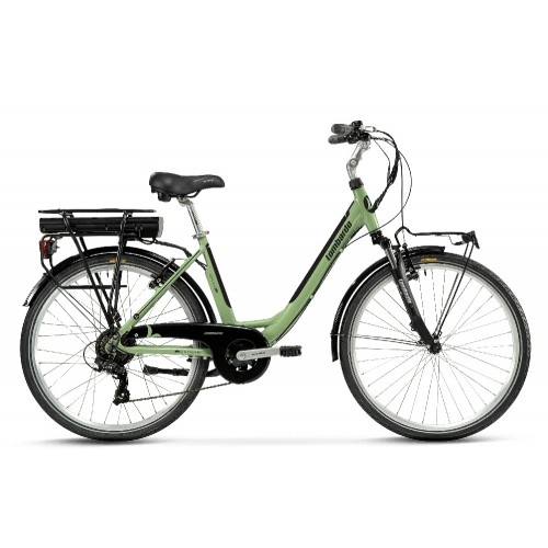 Lombardo Levanzo Sport E-Bike 26" Green Wood/Black Glossy ηλεκτρικό ποδήλατο Δαλαβίκας bikes