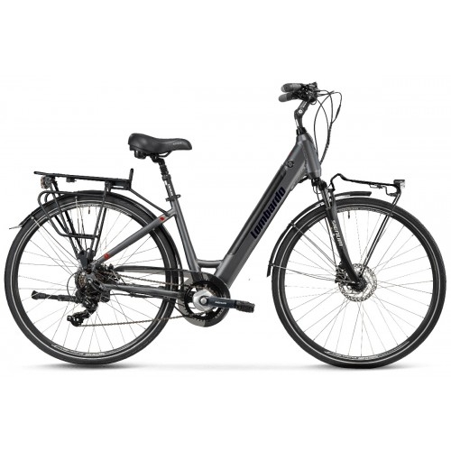 Lombardo Trastevere E-Bike 28" Donna Titanium/Grey Matt ηλεκτρικό ποδήλατο Δαλαβίκας bikes