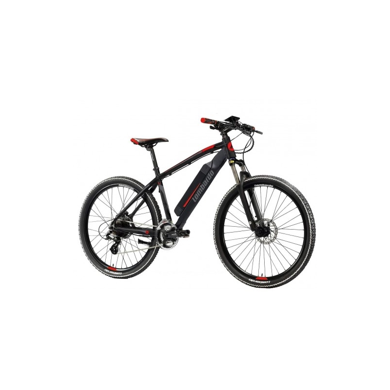 Lombardo Valderice WM MTB E-Bike 27.5" Black-Grey Red ηλεκτρικό ποδήλατο Dalavikas bikes