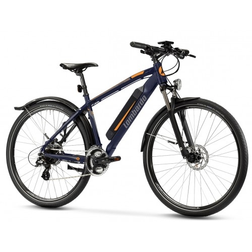 Lombardo Valderice Fitness Bike 29" Night Blue/Grey - Orange Glossy ηλεκτρικό ποδήλατο Δαλαβίκας bikes