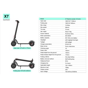 Cyclo X7 Black-Grey Ηλεκτρικό Πατίνι- Scooter