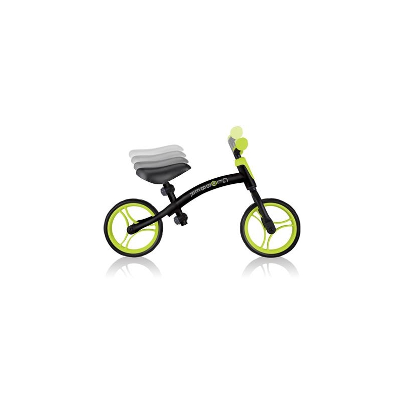 Globber Go Bike Black-Lime Green - Ποδήλατο ισορροπίας Dalavikas bikes