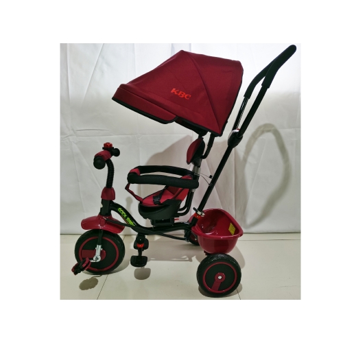 KCB Τρίκυκλο ποδήλατο bebe, περιστρεφόμενο κάθισμα κόκκινο