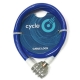 Κλειδαριά ποδηλάτου Cyclo 65 cm με συνδυασμό μπλε