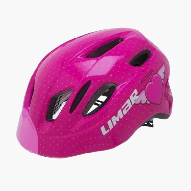Limar kid Pro Heart pink παιδικό ποδηλατικό κράνος
