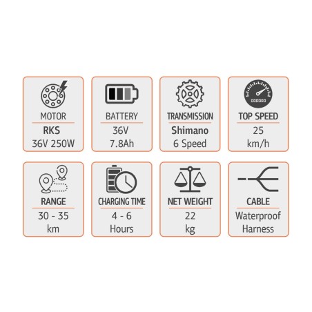 RKS W6 Ηλεκτρικό ποδήλατο