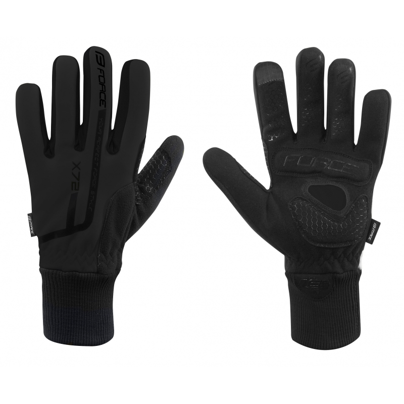 Force χειμερινά γάντια μακριά X72 Μαύρο Dalavikas bikes