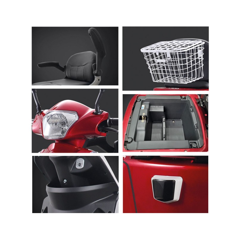 E-RIDE Handy 25 KM/H - Ηλεκτρικό τρίκυκλο scooter -χωρίς δίπλωμα