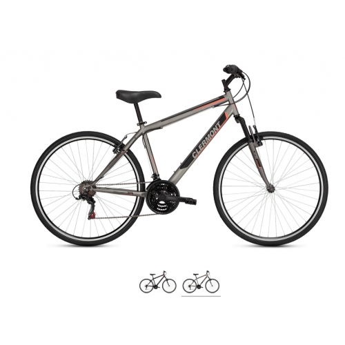 Clermont Stylous 28' Simplex 6sp ποδήλατο Trekking γκρι Δαλαβίκας bikes