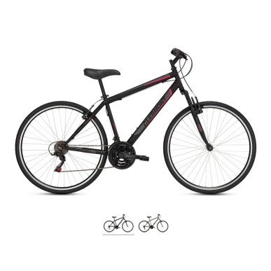 Clermont Stylous 28" ποδήλατο Trekking Shimano, μαύρο