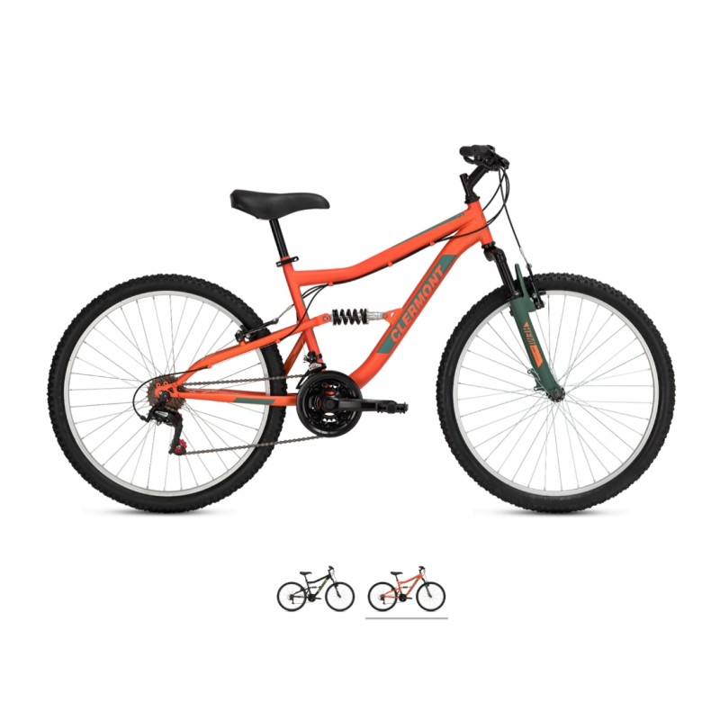 Clermont  Pamir 26" ποδήλατο βουνού (ΜΤΒ) full Suspension, Simplex