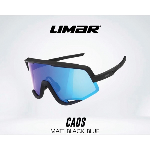 Limar Chaos matt black blue ποδηλατικά γυαλιά ηλίου Δαλαβίκας bikes