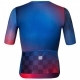 Μπλούζα με κοντό μανίκι Sportful Rocket Jersey S/S - Blue/Red