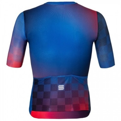 Μπλούζα με κοντό μανίκι Sportful  Rocket Jersey S/S - Blue/Red
