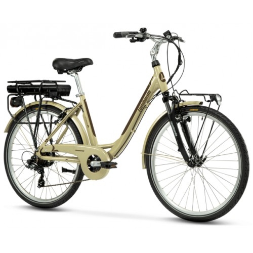 Lombardo Levanzo Sport E-Bike 26" Ivory/Brown Glossy ηλεκτρικό ποδήλατο Δαλαβίκας bikes