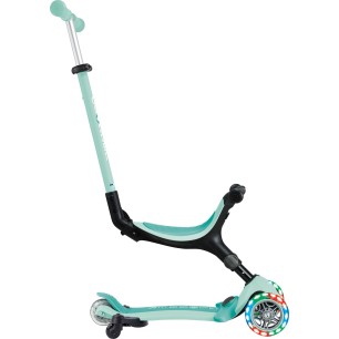 Globber Scooter Foldable Go. Up Active Lights 360 Mint παιδικό Πατίνι- Scooter- καρότσι-περπατούρα 3-1