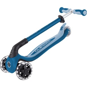 Globber Scooter Go-Up Baby Lights 360 Blue παιδικό Πατίνι- Scooter- καρότσι-περπατούρα 3-1