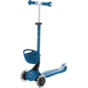 Globber Scooter Go-Up Baby Lights 360 Blue παιδικό Πατίνι- Scooter- καρότσι-περπατούρα 3-1