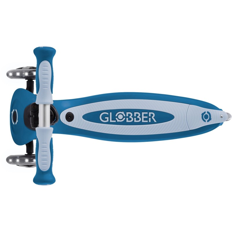 Globber Scooter Go-Up Baby Lights 360 Blue παιδικό Πατίνι- Scooter- καρότσι-περπατούρα 3-1