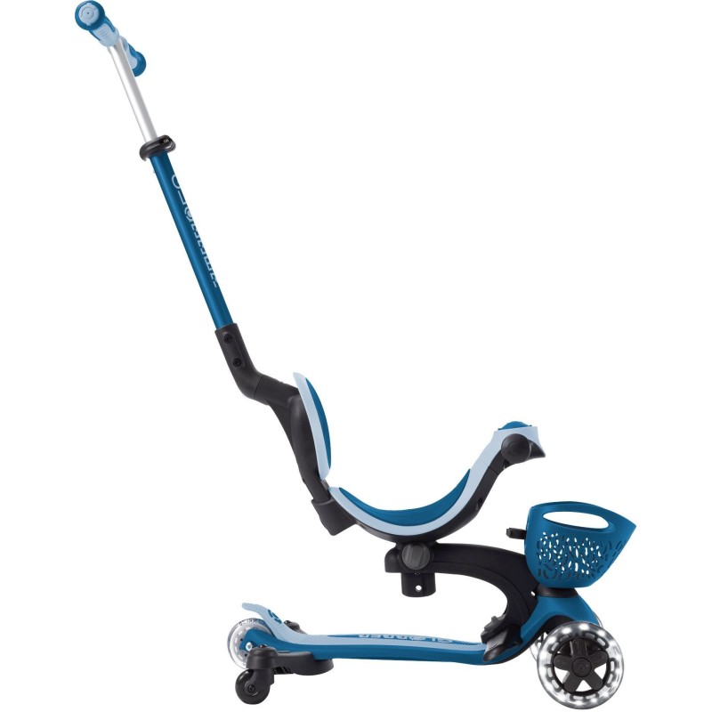 Globber Scooter Go-Up Baby Lights 360 Blue παιδικό Πατίνι- Scooter- καρότσι-περπατούρα 3-1