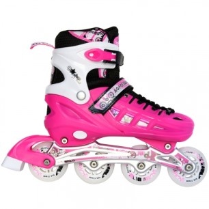 Inline Skates Athlo 10305 αυξομειούμενα με κούμπωμα και Velcro- πολλά νούμερα