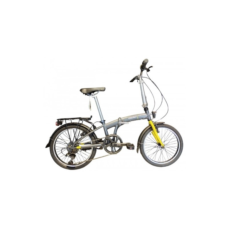 Energy Elegance Αναδιπλούμενο (σπαστό) Αλουμινίου ποδήλατο 20'' Grey