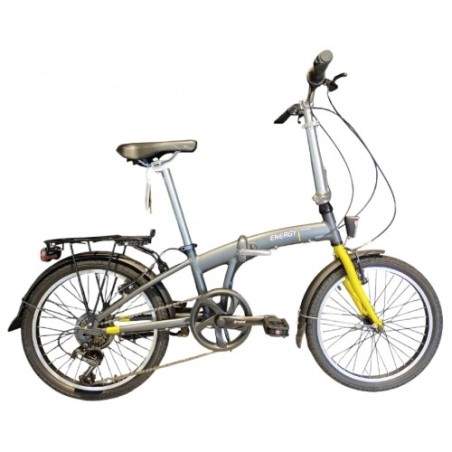 Energy Elegance Αναδιπλούμενο (σπαστό) Αλουμινίου ποδήλατο 20'' Grey