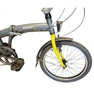 Energy Elegance Αναδιπλούμενο (σπαστό) Αλουμινίου ποδήλατο 20'' Grey
