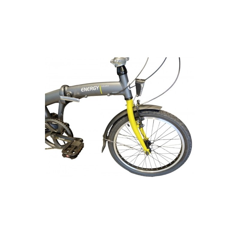 Energy Elegance Αναδιπλούμενο (σπαστό) Αλουμινίου ποδήλατο 20'' Grey