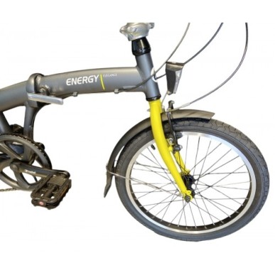 Energy Elegance Αναδιπλούμενο (σπαστό) Αλουμινίου ποδήλατο 20'' Grey