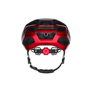 Limar  Air Star ποδηλατικό κράνος road-gravel black matt chrome red