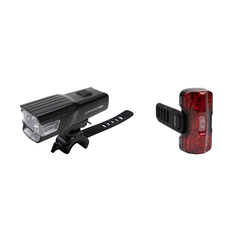Zefal Supervision F200 R150 Lumen USB σετ φώτα ποδηλάτου (εμπρόσθιο, οπίσθιο) Zefal Supervision F200 R150 Lumen USB σετ φώτα ποδηλάτου (εμπρόσθιο, οπίσθιο)