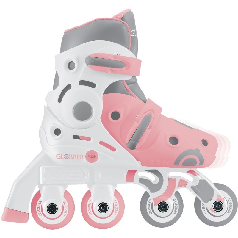 Globber Inline Skates 2 In 1 No 30-33 Pink