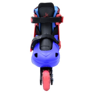 Inline Skates Athlo 1083 RBB αυξομειούμενα με κούμπωμα και Velcro, blue - πολλά νούμερα