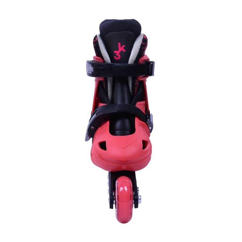 Inline Skates Athlo 1083 R αυξομειούμενα με κούμπωμα και Velcro, red - πoλλά νούμερα Inline Skates Athlo 1083 R αυξομειούμενα με κούμπωμα και Velcro, red - πoλλά νούμερα