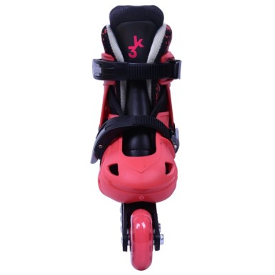 Inline Skates Athlo 1083 R αυξομειούμενα με κούμπωμα και Velcro, red - πoλλά νούμερα