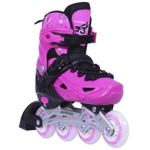 copy of Inline Skates Athlo 10305 αυξομειούμενα με κούμπωμα και Velcro, pink - πολλά νούμερ
