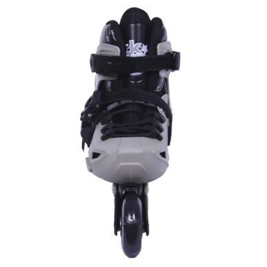 Inline Skates Athlo 10306gr αυξομειούμενα με κούμπωμα και Velcro, grey - πολλά νούμερα