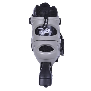 Inline Skates Athlo 10306gr αυξομειούμενα με κούμπωμα και Velcro, grey - πολλά νούμερα